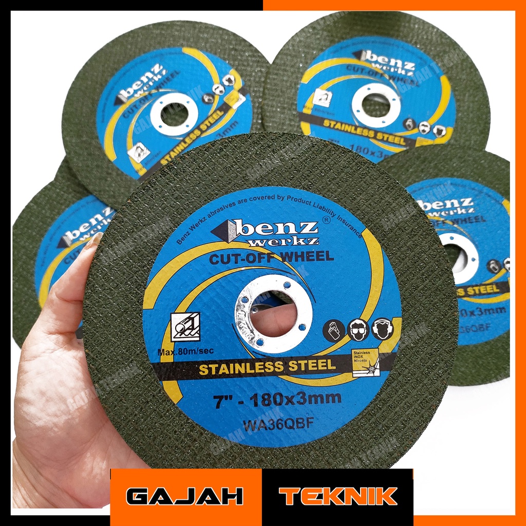 MATA GERINDA BESI BENZ 7" X 3 MM
